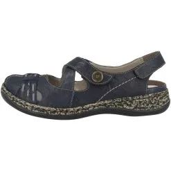 Rieker Halbschuhe Massa-Preston-Perforabuk In Blau