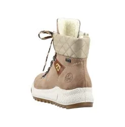 Rieker HWK Damen Stiefel In Fango/wood/mogano/beige -Rieker rieker hwk damen stiefel in fango wood mogano beige 1