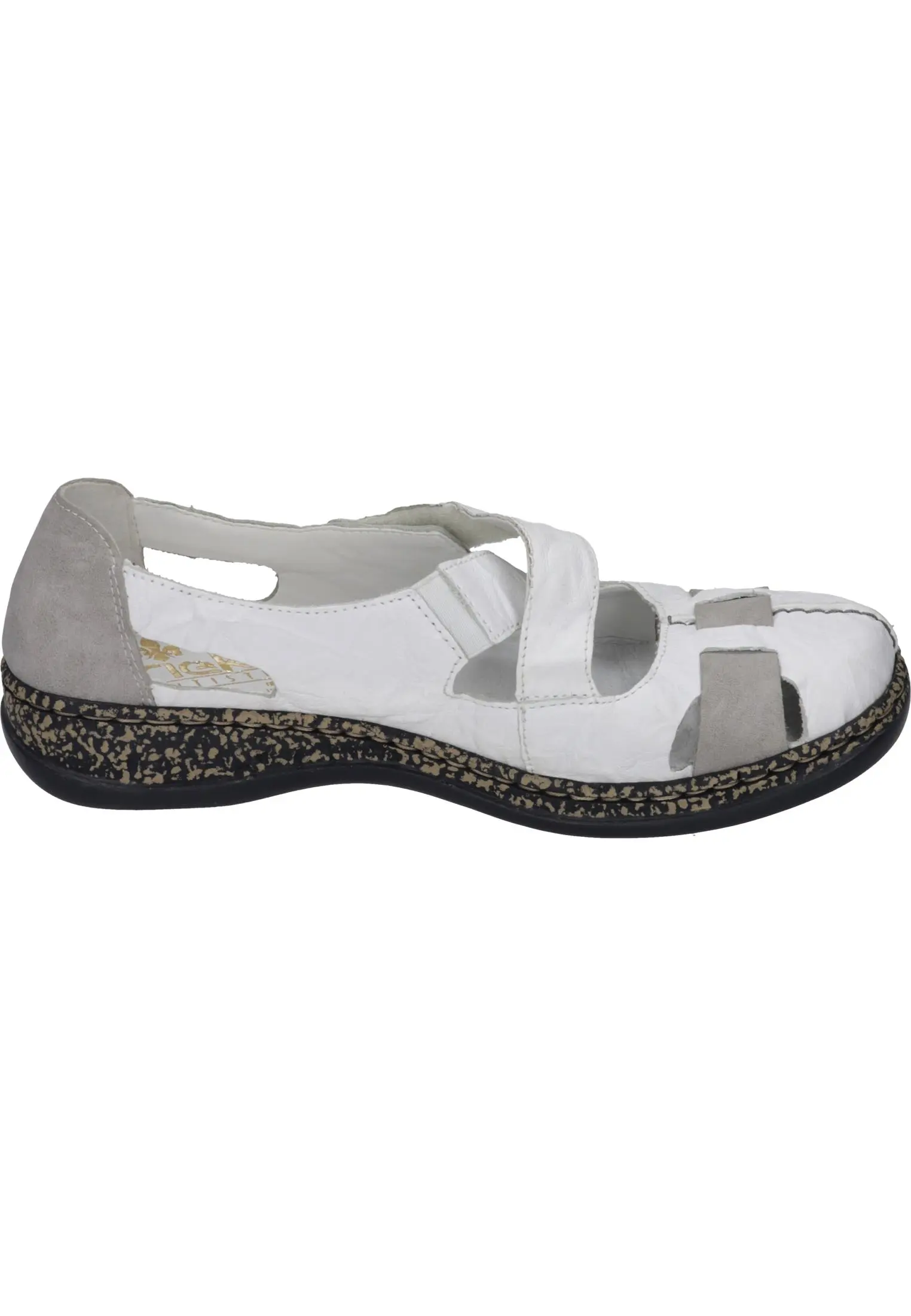 Rieker Klassische Halbschuhe In Weiß/grey 12 Rieker Klassische Halbschuhe In Weiß/grey – Bild 10