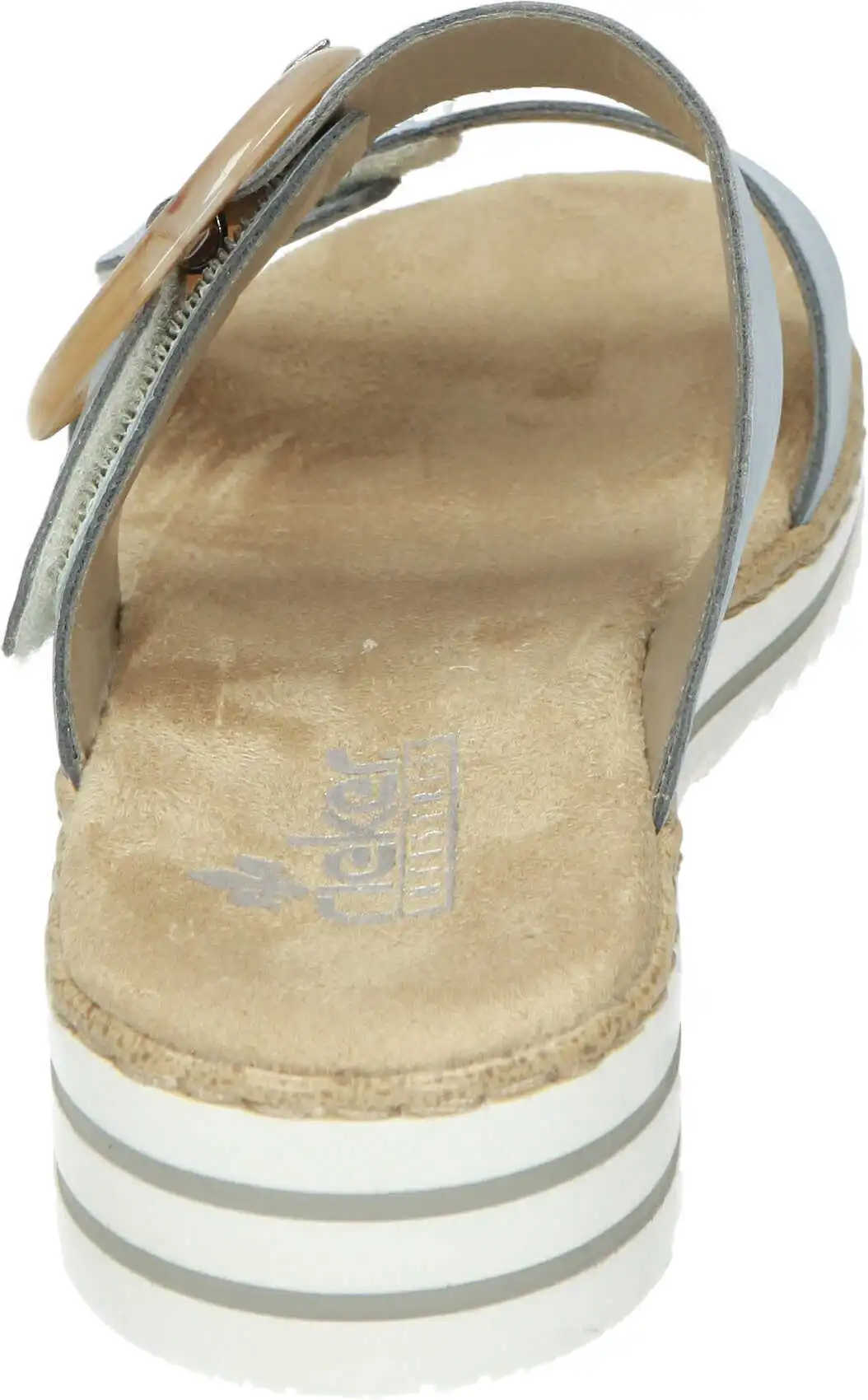 Rieker Klassische Pantoletten In Ciel 7 Rieker Klassische Pantoletten In Ciel – Bild 5