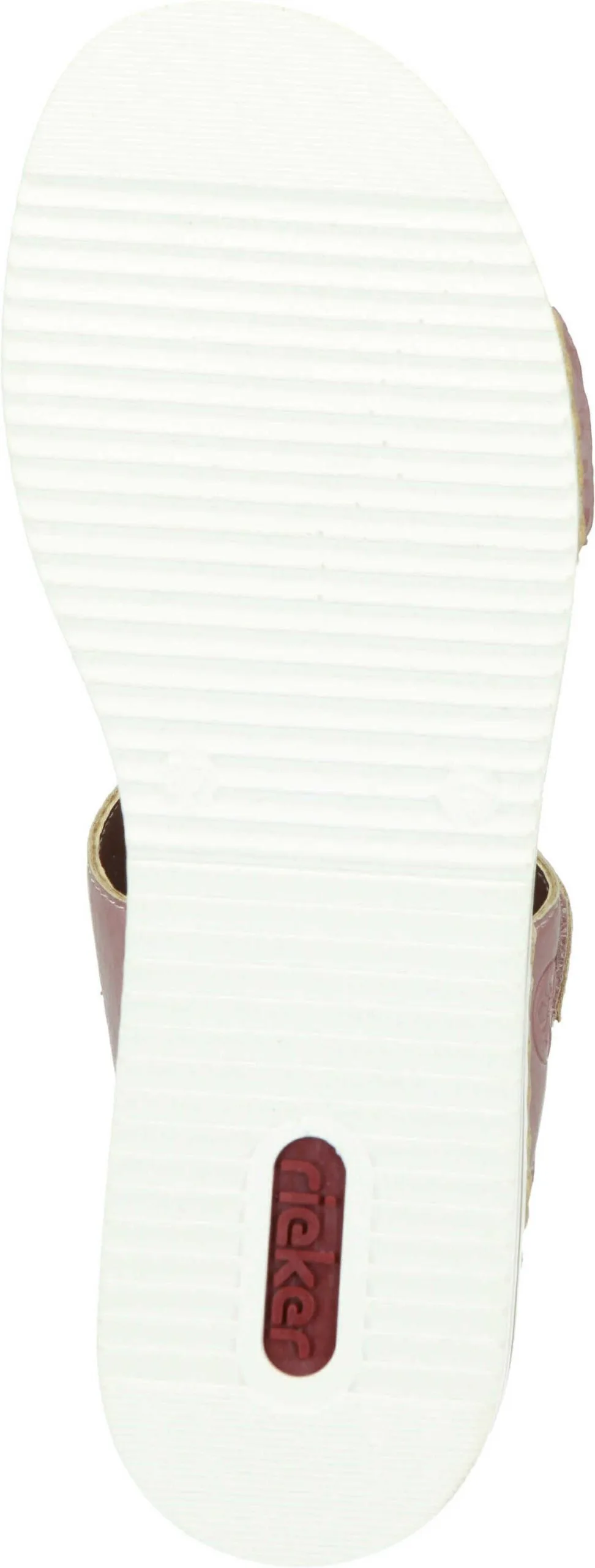 Rieker Klassische Pantoletten In Darkrose 8 Rieker Klassische Pantoletten In Darkrose – Bild 6