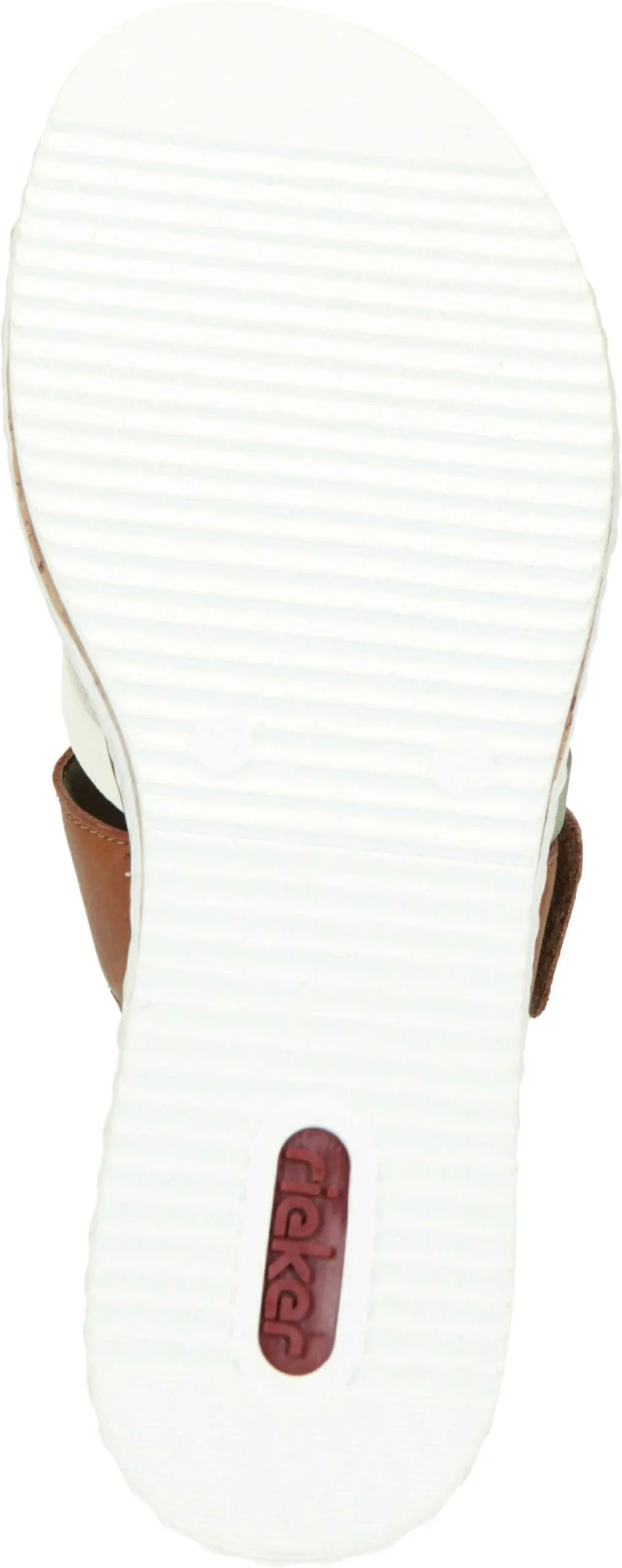 Rieker Klassische Pantoletten In Olive/offwhite/mint/cayenne 8 Rieker Klassische Pantoletten In Olive/offwhite/mint/cayenne – Bild 6