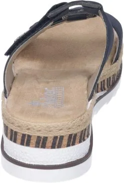 Rieker Klassische Pantoletten In Pazifik -Rieker rieker klassische pantoletten in pazifik 2