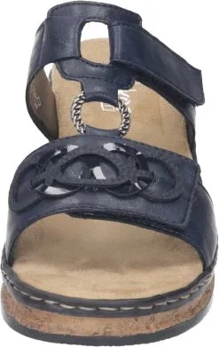 Rieker Klassische Pantoletten In Pazifik/pazifik/marine 10 Rieker Klassische Pantoletten In Pazifik/pazifik/marine -Rieker rieker klassische pantoletten in pazifik pazifik marine 2