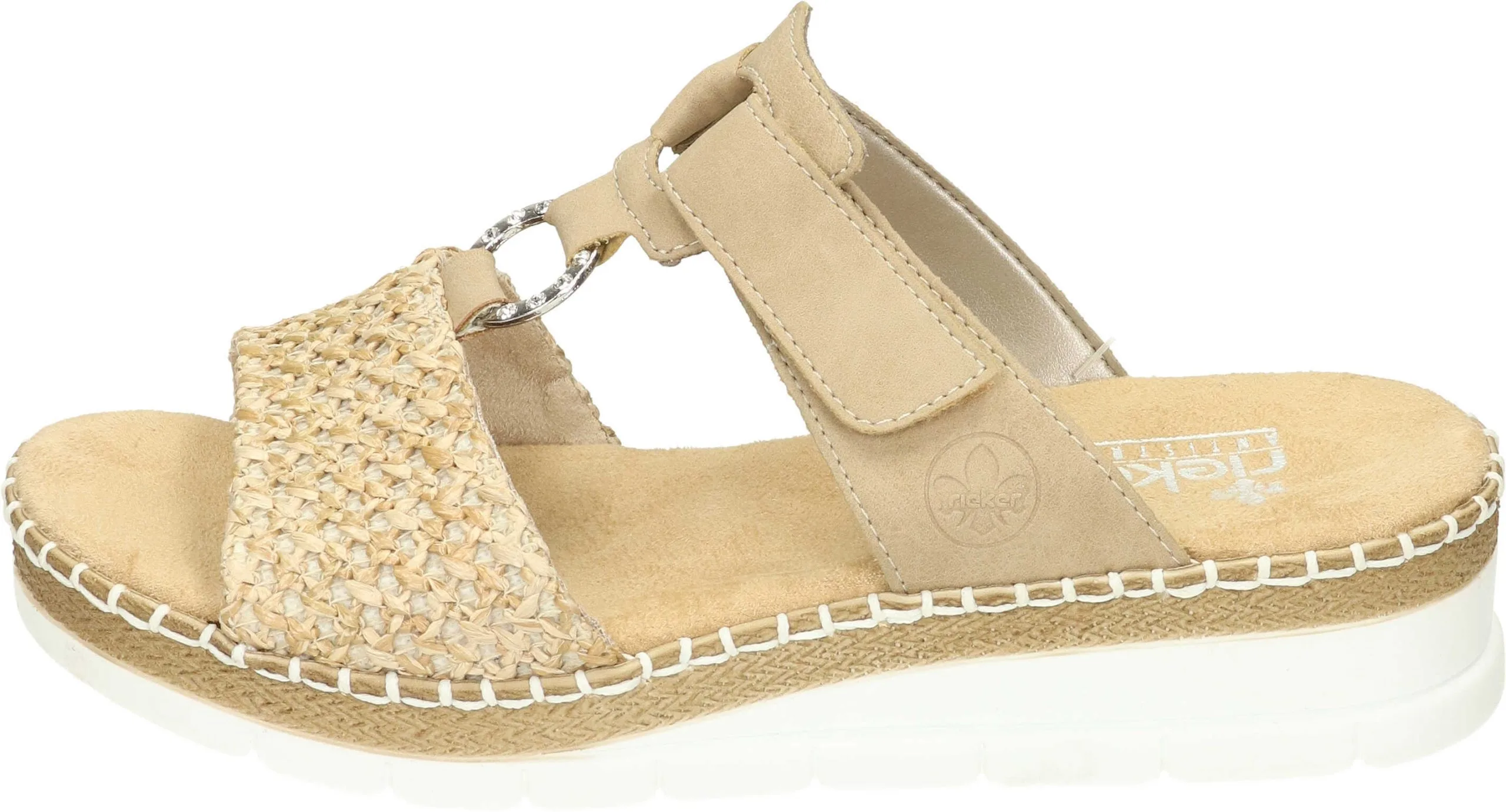 Rieker Klassische Pantoletten In Sand/porzellan 4 Rieker Klassische Pantoletten In Sand/porzellan – Bild 2