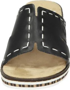 Rieker Klassische Pantoletten In Schwarz -Rieker rieker klassische pantoletten in schwarz 2