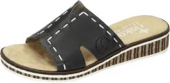 Rieker Klassische Pantoletten In Schwarz