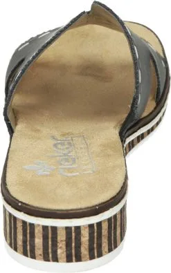 Rieker Klassische Pantoletten In Schwarz -Rieker rieker klassische pantoletten in schwarz 4