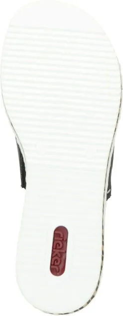 Rieker Klassische Pantoletten In Schwarz -Rieker rieker klassische pantoletten in schwarz 5