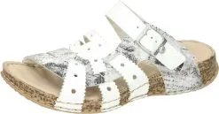 Rieker Klassische Pantoletten In Weiss/hartweiss