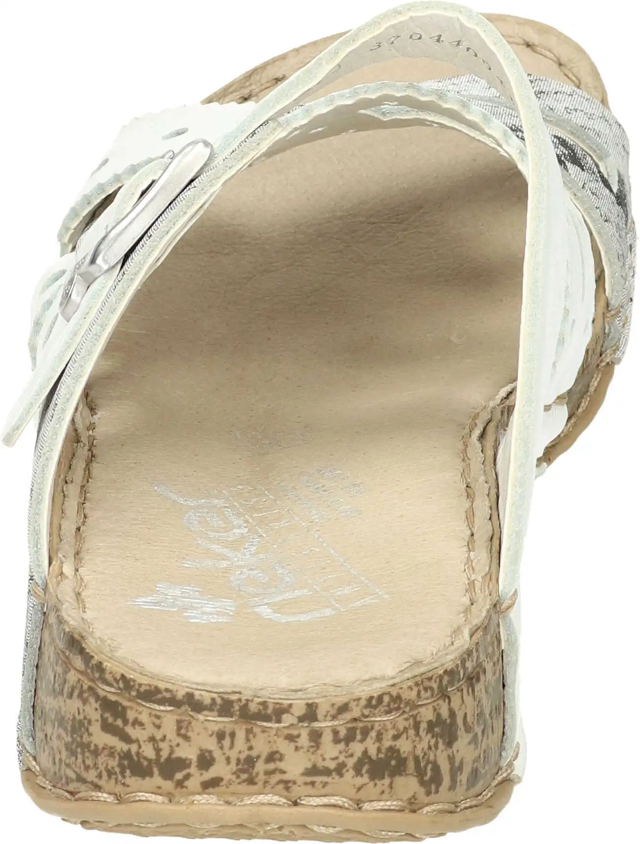 Rieker Klassische Pantoletten In Weiss/hartweiss 7 Rieker Klassische Pantoletten In Weiss/hartweiss – Bild 5