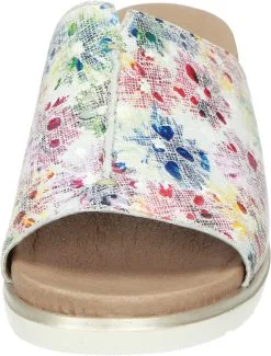 Rieker Klassische Pantoletten In Weiss-multi 10 Rieker Klassische Pantoletten In Weiss-multi -Rieker rieker klassische pantoletten in weiss multi 2