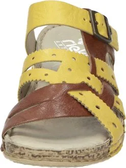 Rieker Klassische Pantoletten In Yellow/cuoio 12 Rieker Klassische Pantoletten In Yellow/cuoio -Rieker rieker klassische pantoletten in yellow cuoio 4