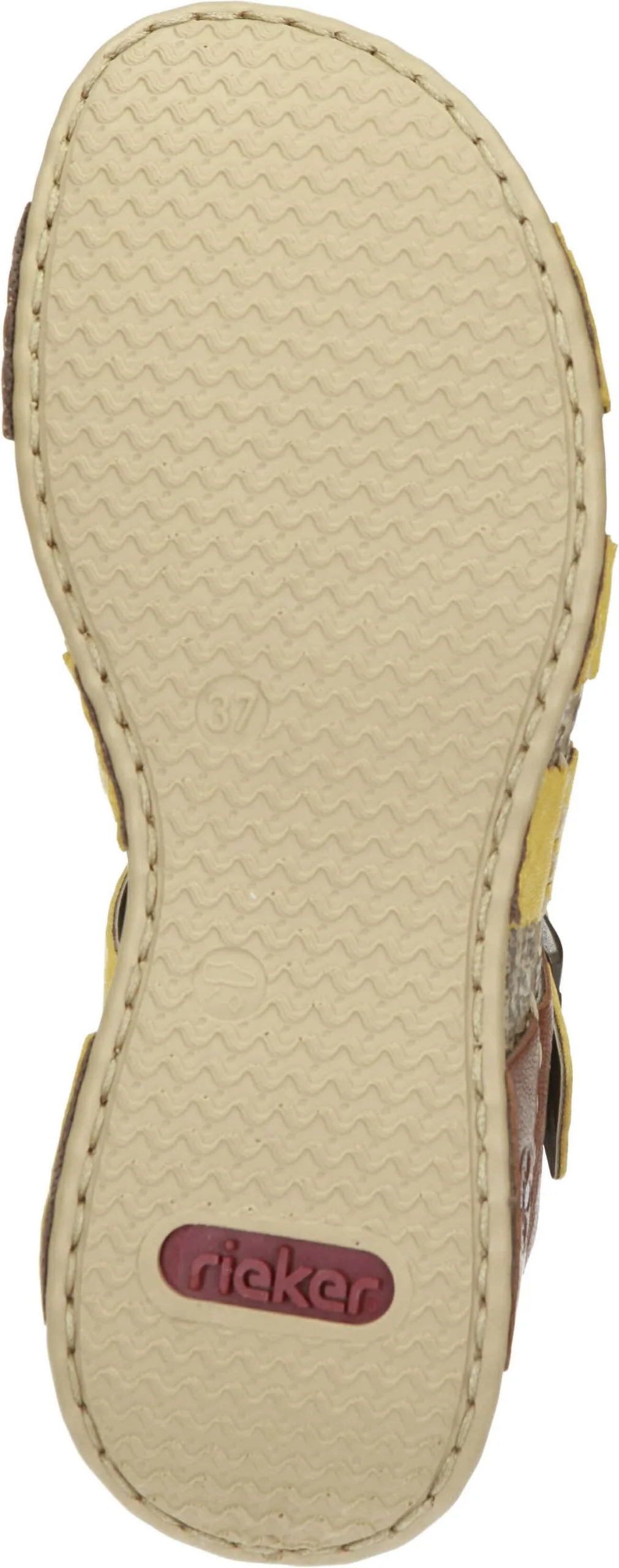 Rieker Klassische Pantoletten In Yellow/cuoio 8 Rieker Klassische Pantoletten In Yellow/cuoio – Bild 6