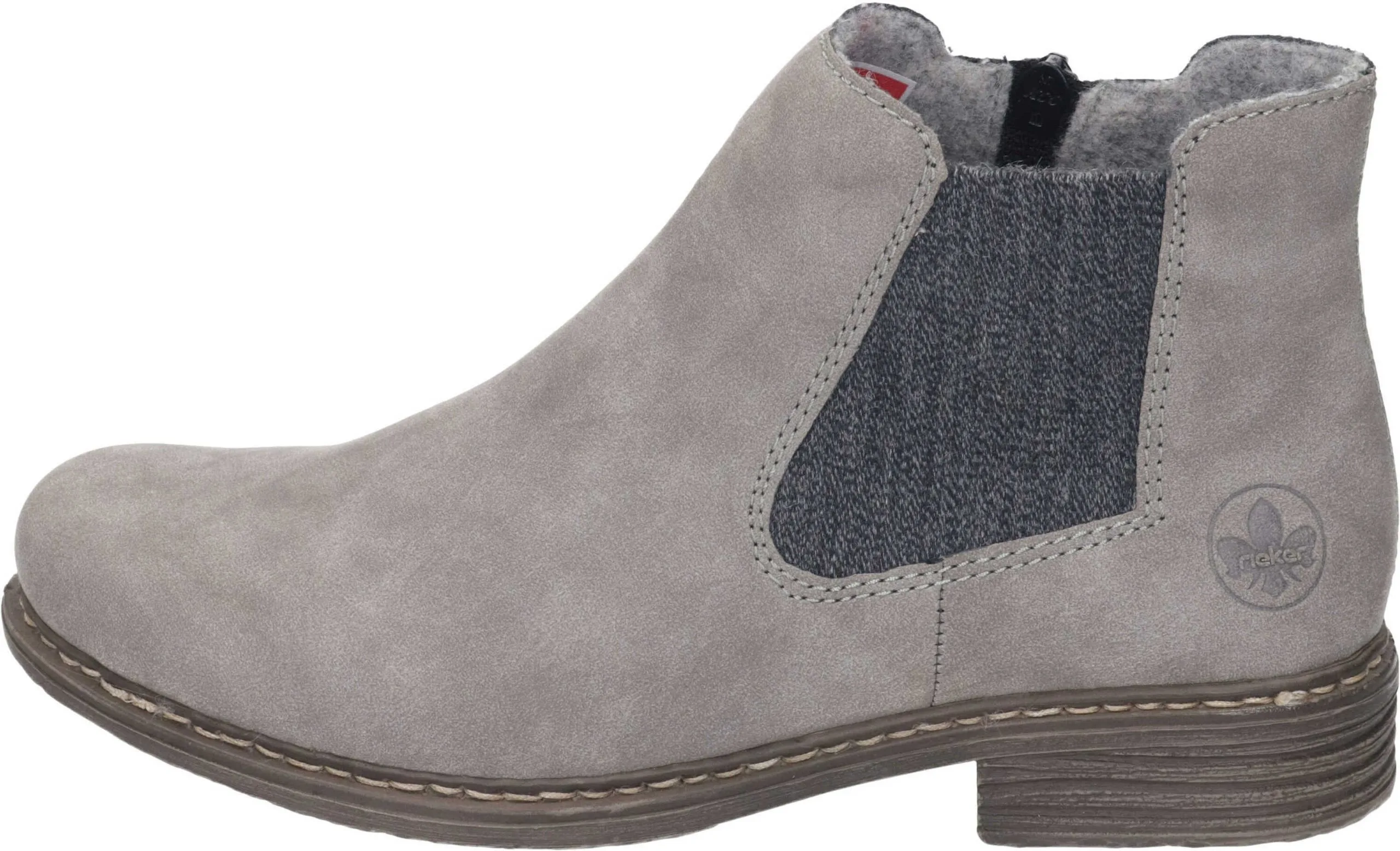 Rieker Klassische Stiefeletten In Grey/anthrazit 4 Rieker Klassische Stiefeletten In Grey/anthrazit – Bild 2
