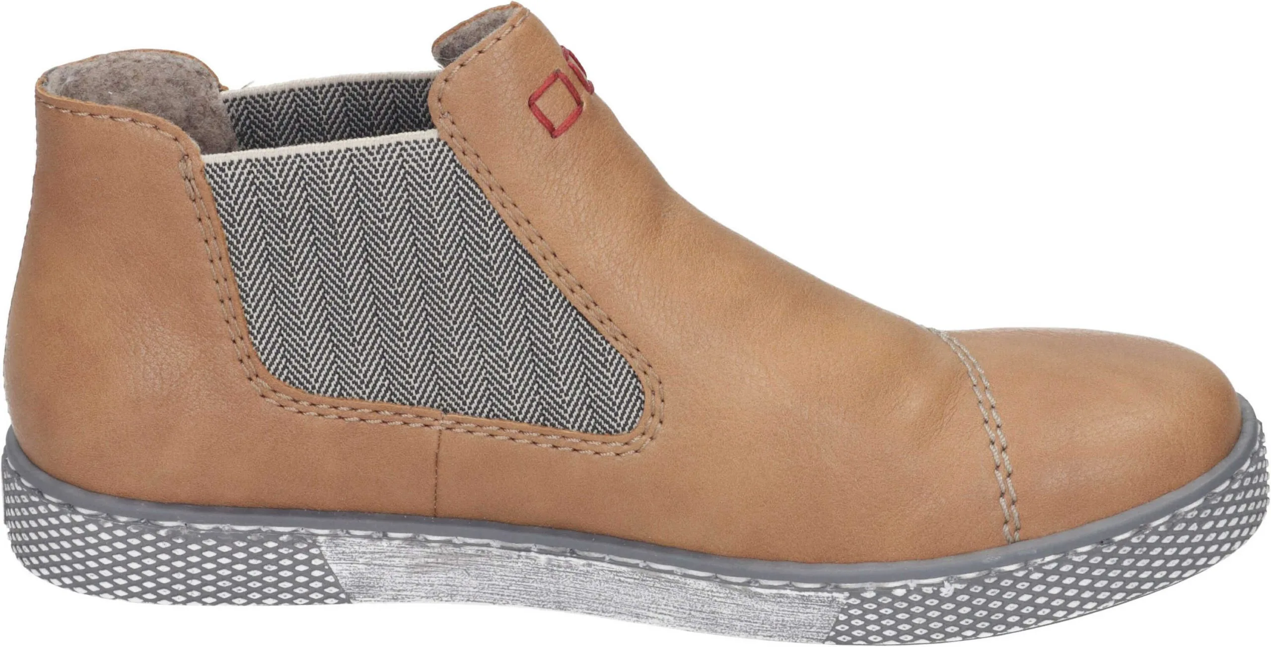 Rieker Klassische Stiefeletten In Marron/leinen 6 Rieker Klassische Stiefeletten In Marron/leinen – Bild 4