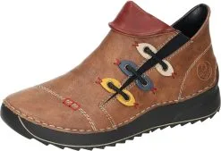 Rieker Klassische Stiefeletten In Nuss-antik/honig/jeans/ginger/wine