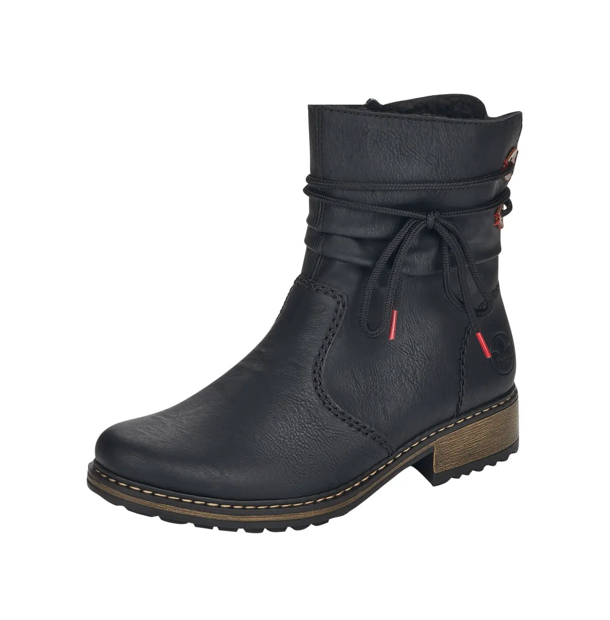 Rieker Kurzstiefel In Schwarz/mogano 3 Rieker Kurzstiefel In Schwarz/mogano