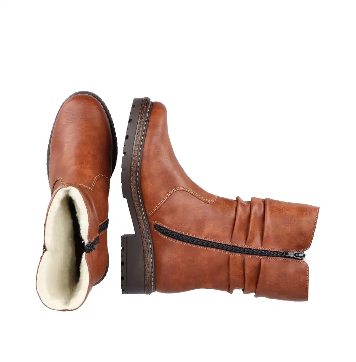 Rieker Kurzstiefel In Zimt 6 Rieker Kurzstiefel In Zimt – Bild 4