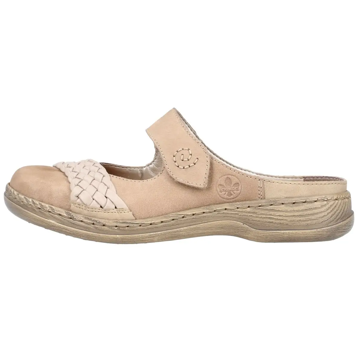 Rieker Pantolette 46001 In Beige 3 Rieker Pantolette 46001 In Beige