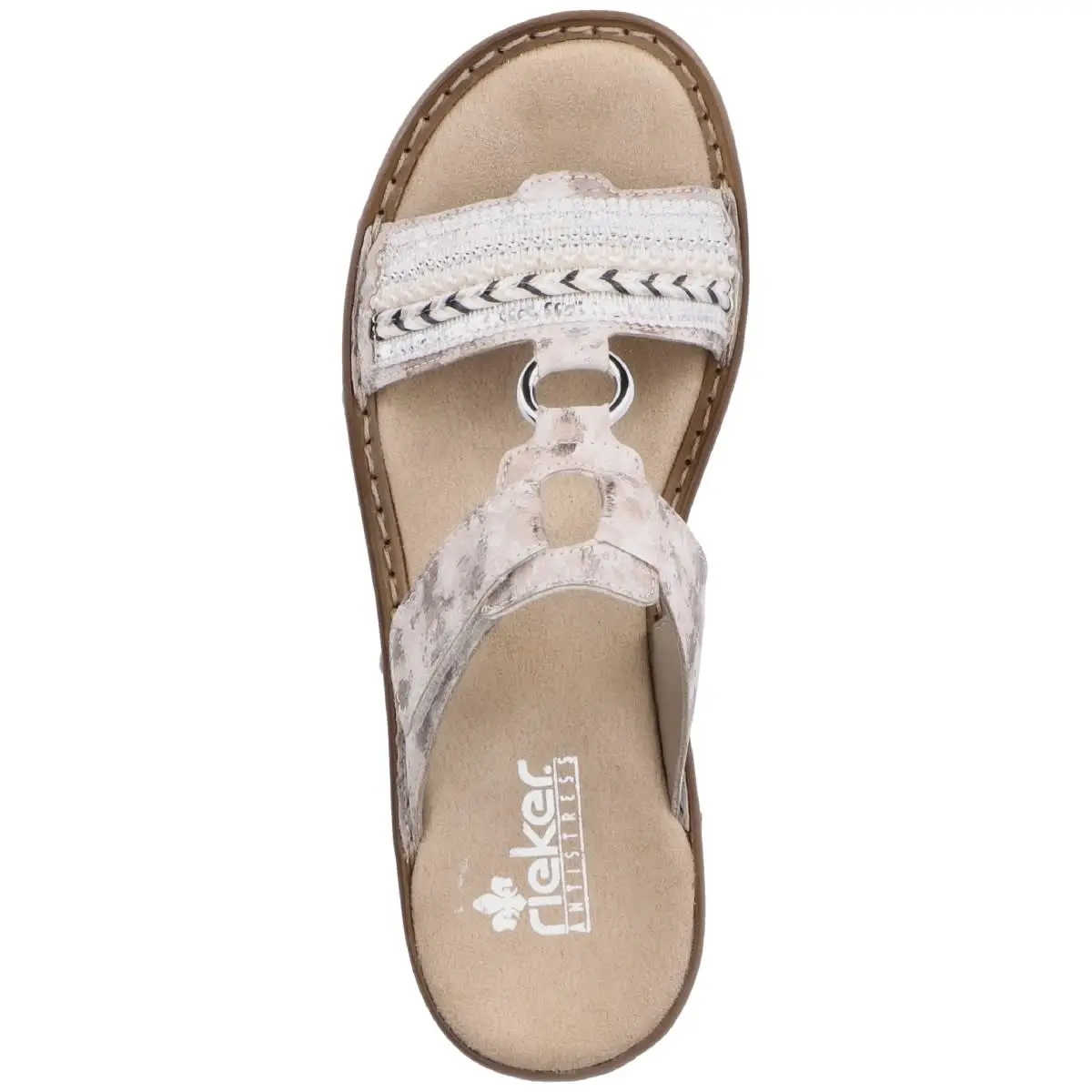 Rieker Pantolette 608M6 In Rosa 4 Rieker Pantolette 608M6 In Rosa – Bild 2