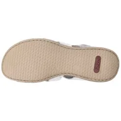 Rieker Pantolette 61185 In Weiss -Rieker rieker pantolette 61185 in weiss 4