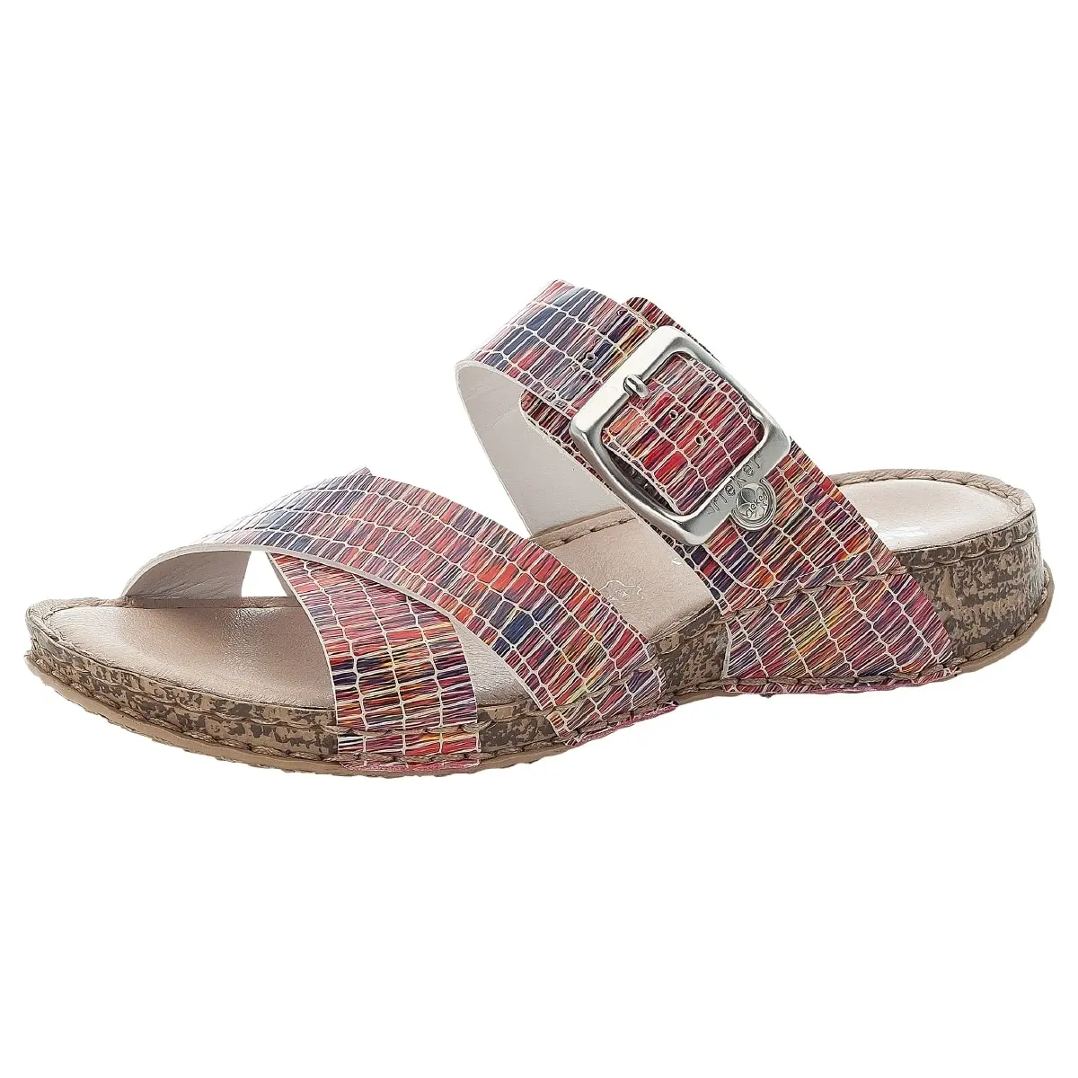 Rieker Pantolette 61198 In Rot 6 Rieker Pantolette 61198 In Rot – Bild 4