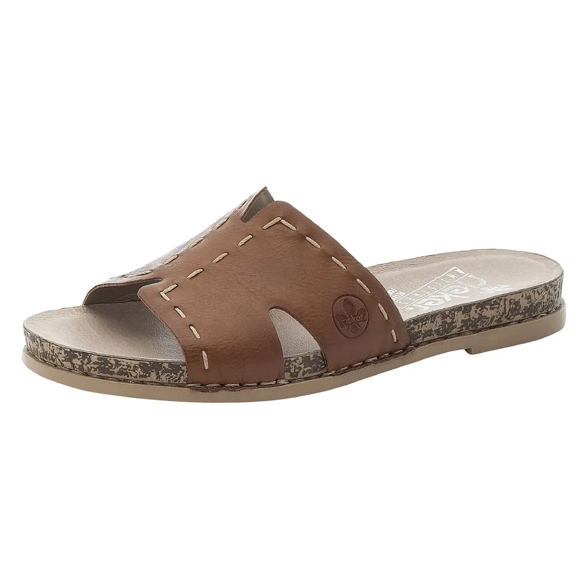 Rieker Pantolette 61292 In Braun 6 Rieker Pantolette 61292 In Braun – Bild 4