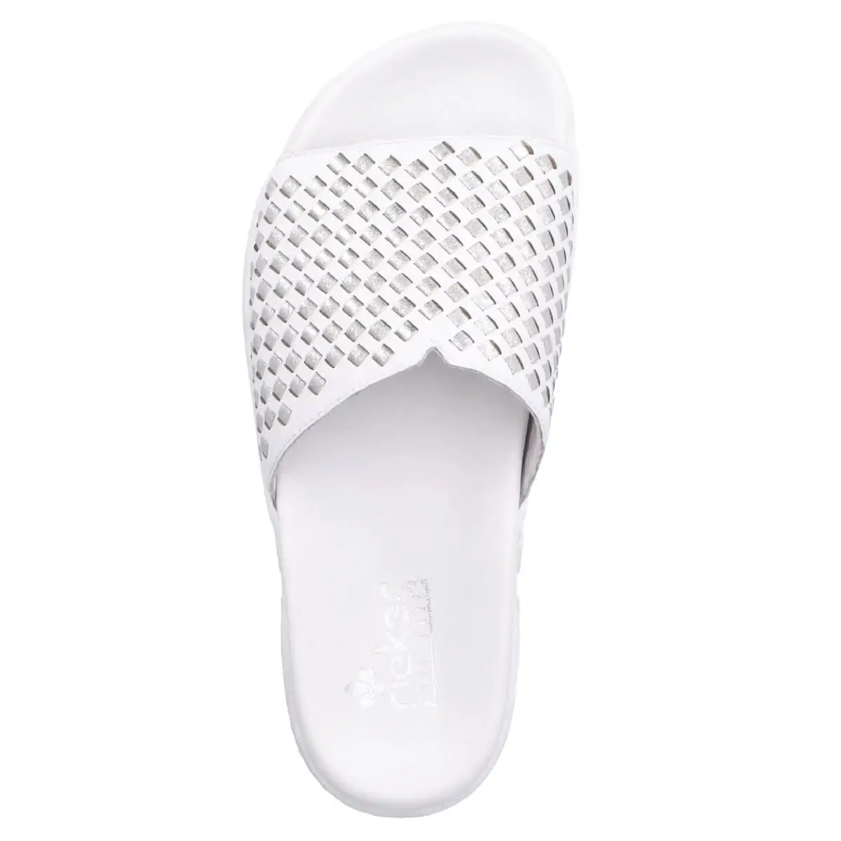 Rieker Pantolette 62198 In Weiss 4 Rieker Pantolette 62198 In Weiss – Bild 2