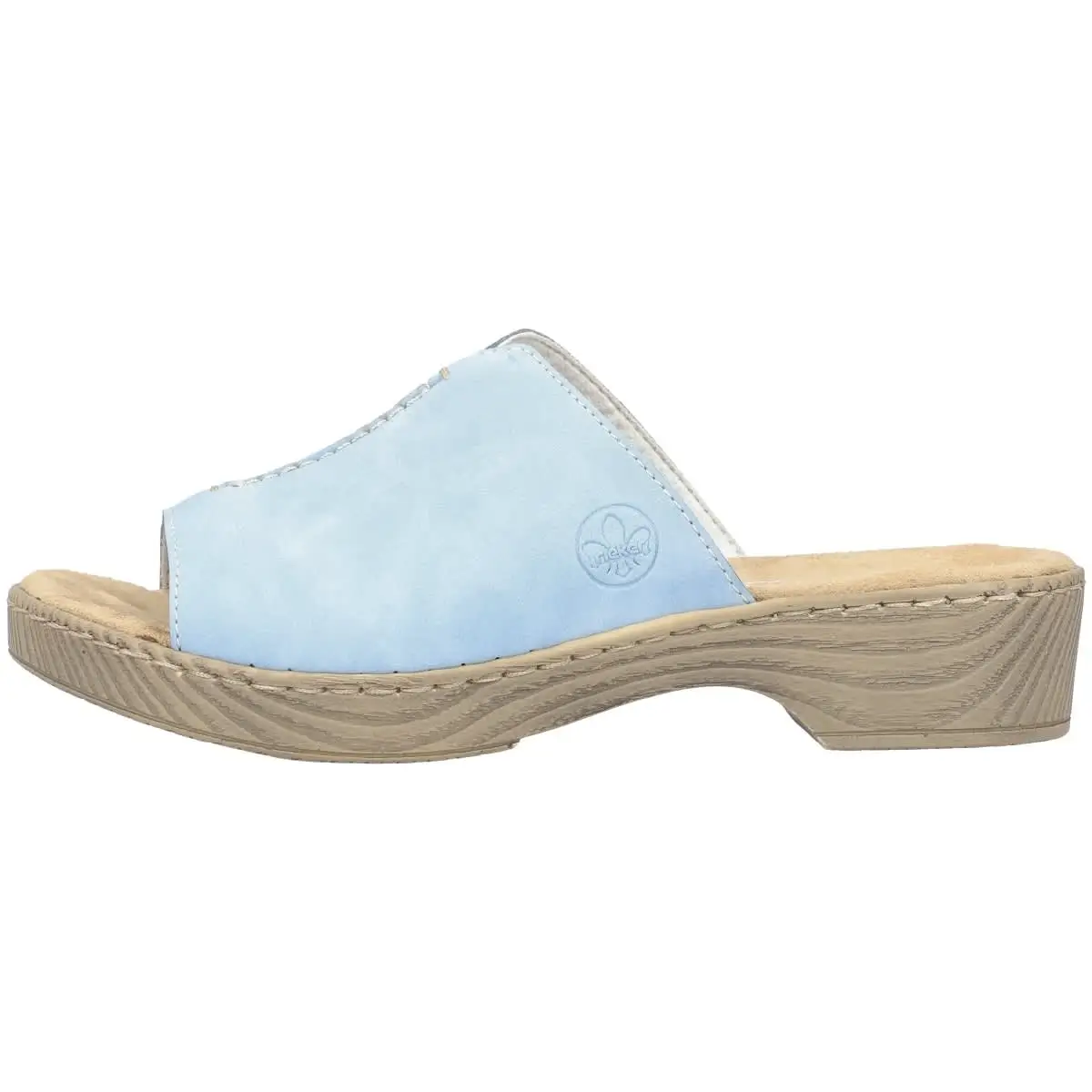Rieker Pantolette 62284 In Blau 3 Rieker Pantolette 62284 In Blau