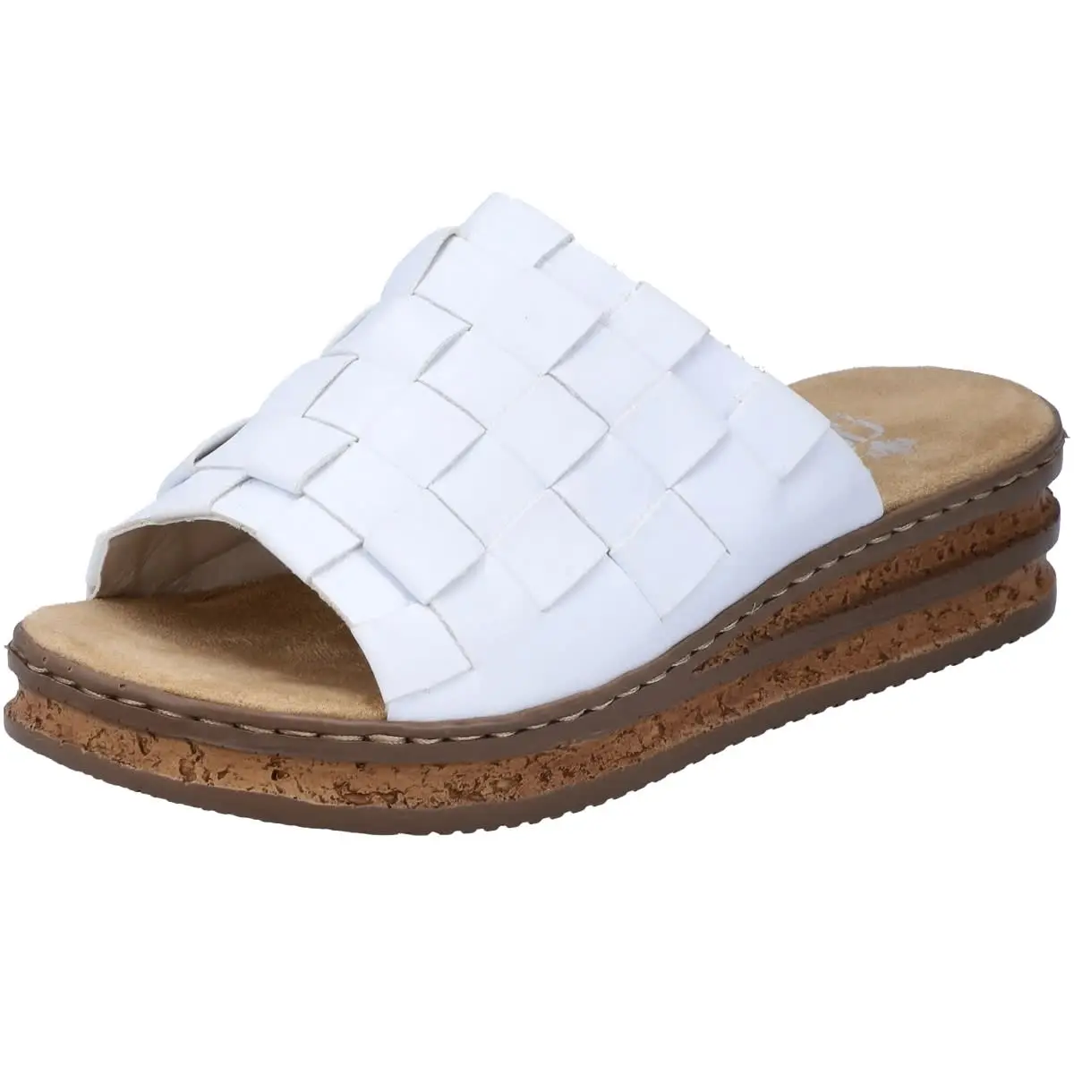 Rieker Pantolette 62988 In Weiss 6 Rieker Pantolette 62988 In Weiss – Bild 4