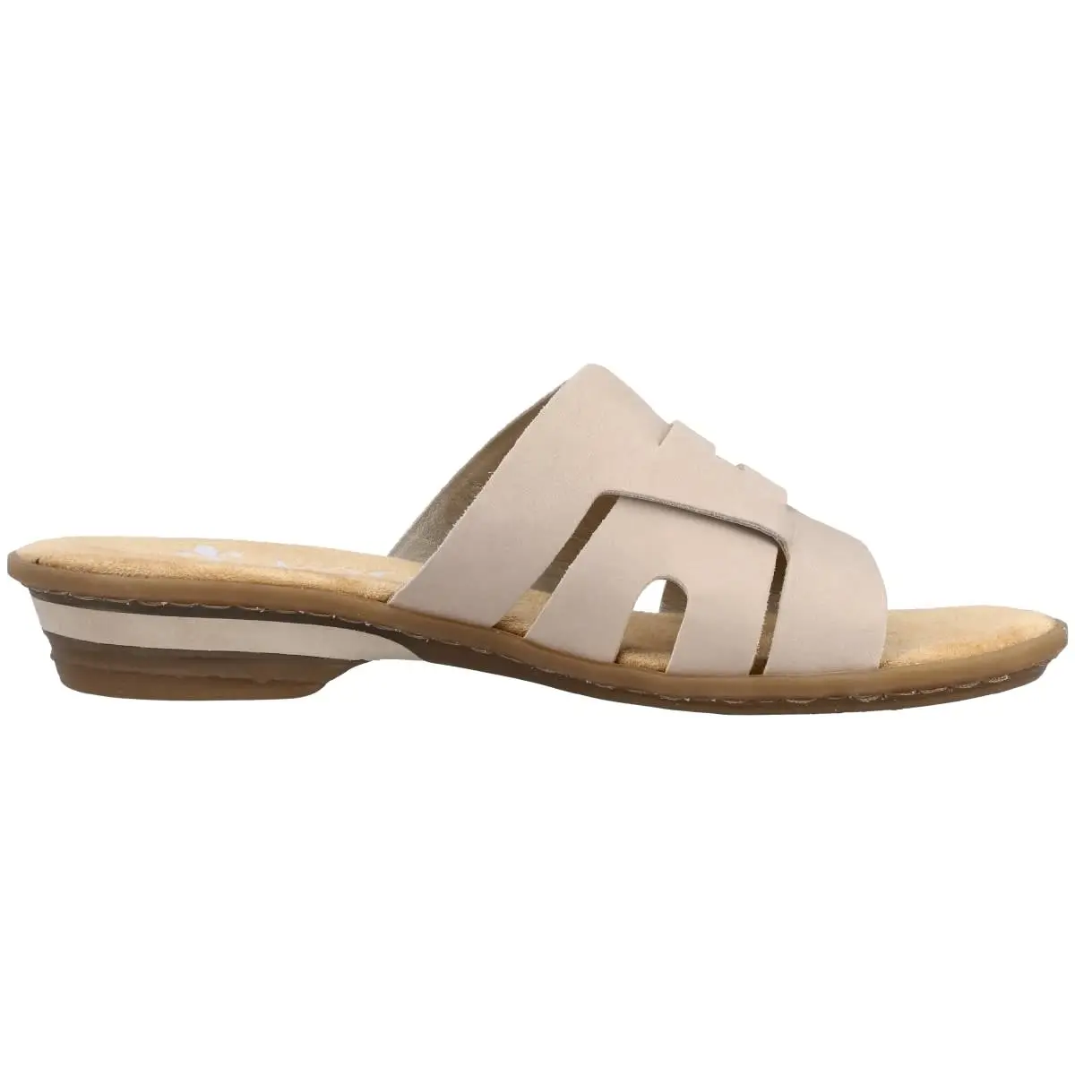 Rieker Pantolette 63486 In Beige 5 Rieker Pantolette 63486 In Beige – Bild 3