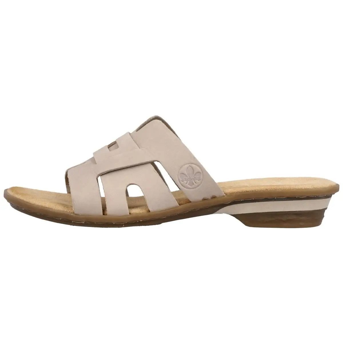 Rieker Pantolette 63486 In Beige 3 Rieker Pantolette 63486 In Beige