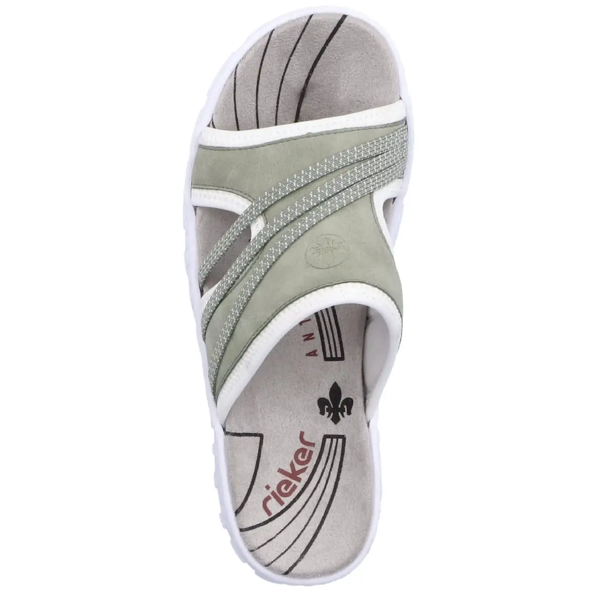 Rieker Pantolette 67880 In Gruen 4 Rieker Pantolette 67880 In Gruen – Bild 2