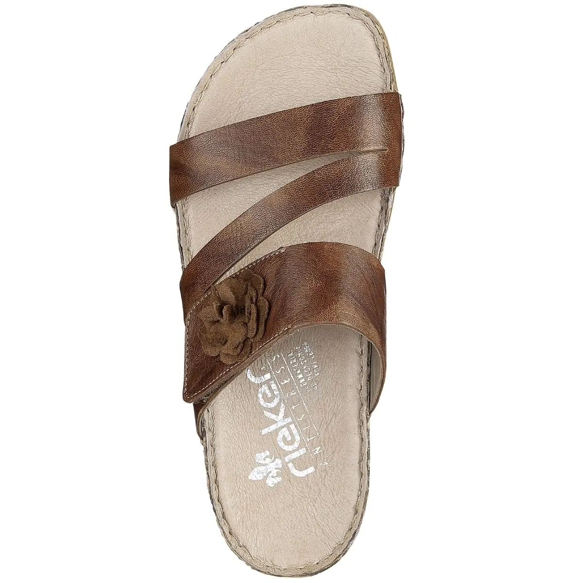 Rieker Pantolette 68251 In Braun 4 Rieker Pantolette 68251 In Braun – Bild 2