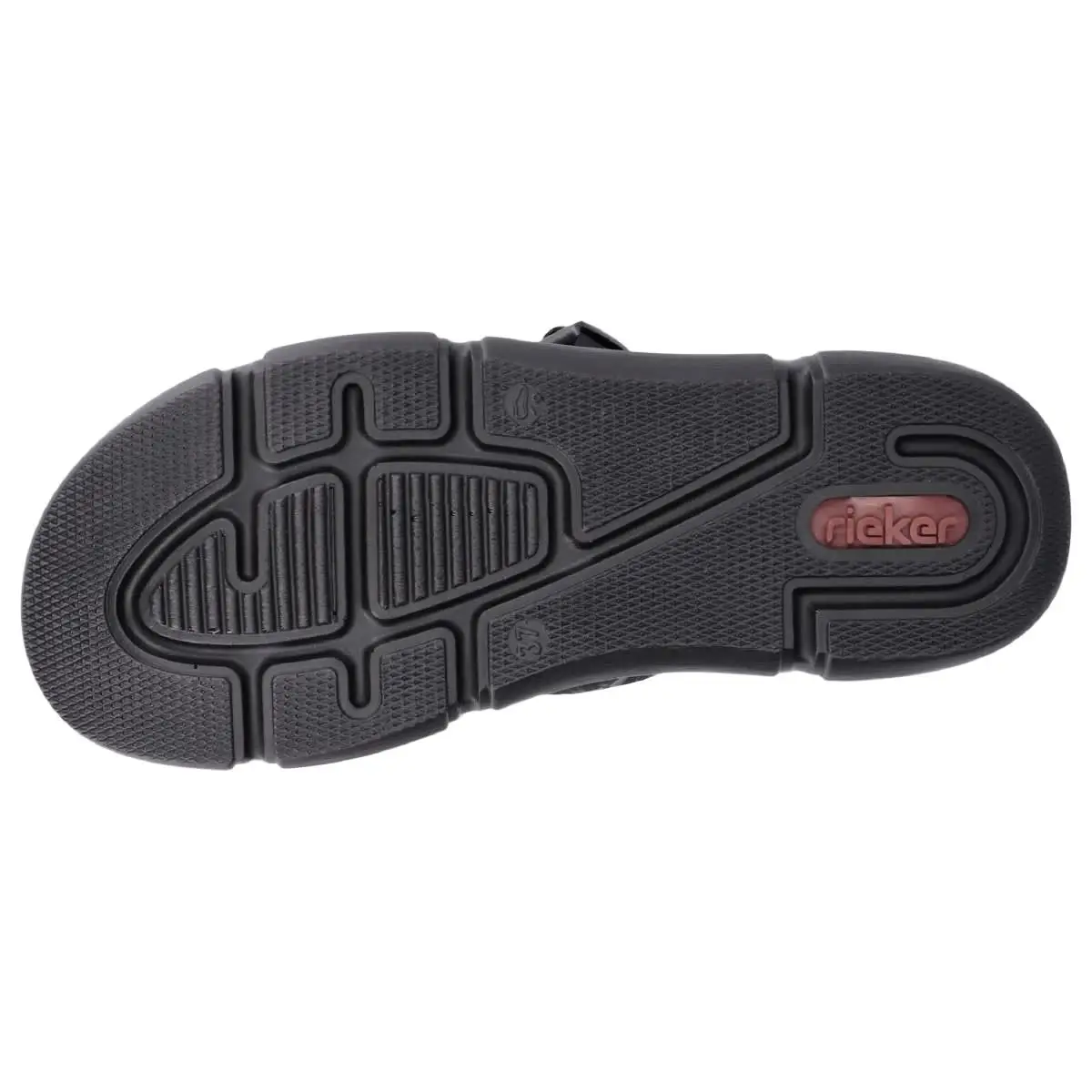 Rieker Pantolette 68990 In Schwarz 7 Rieker Pantolette 68990 In Schwarz – Bild 5