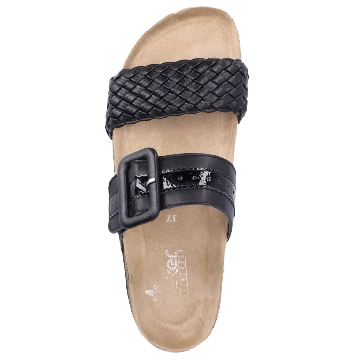 Rieker Pantolette 69380 In Schwarz 4 Rieker Pantolette 69380 In Schwarz – Bild 2