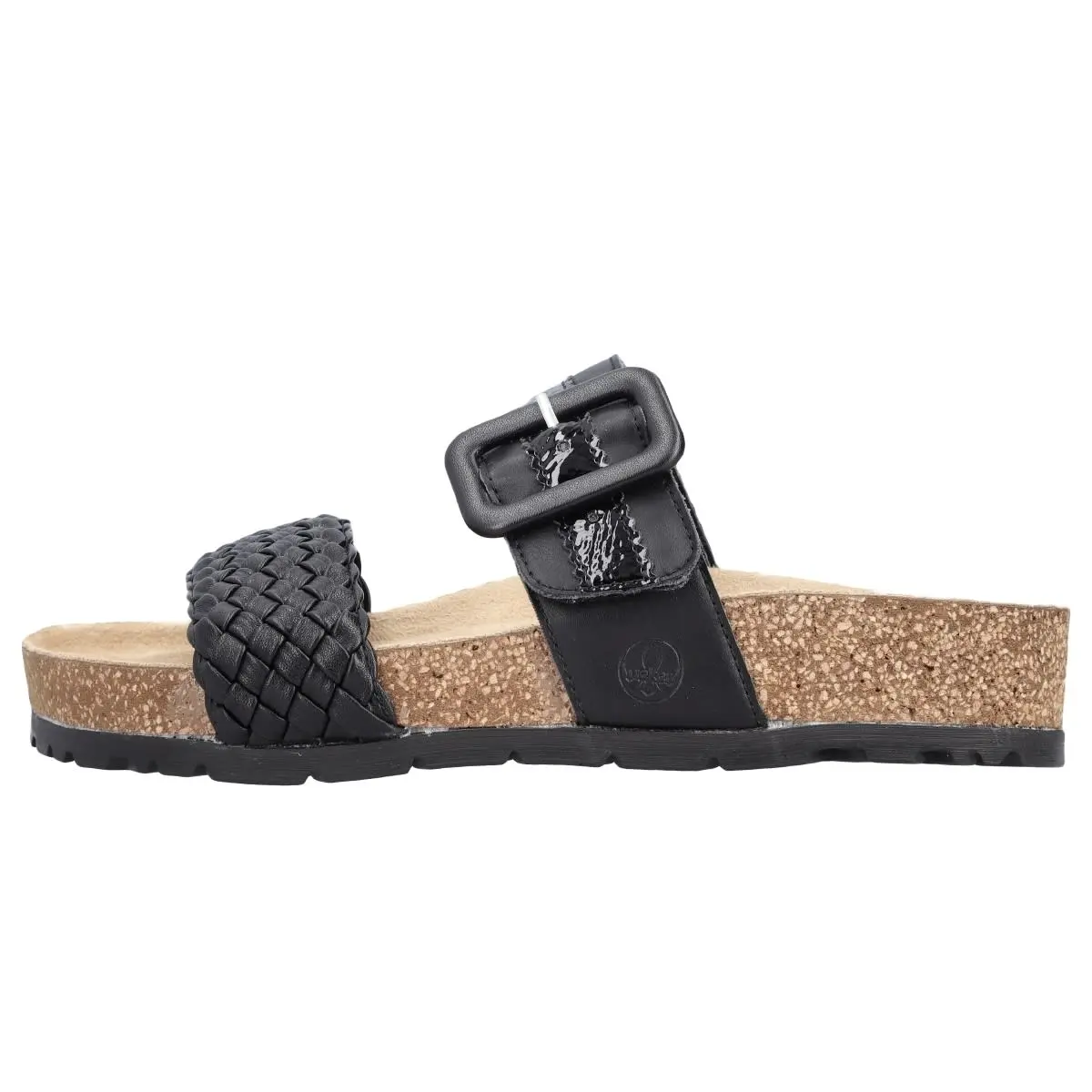 Rieker Pantolette 69380 In Schwarz 3 Rieker Pantolette 69380 In Schwarz