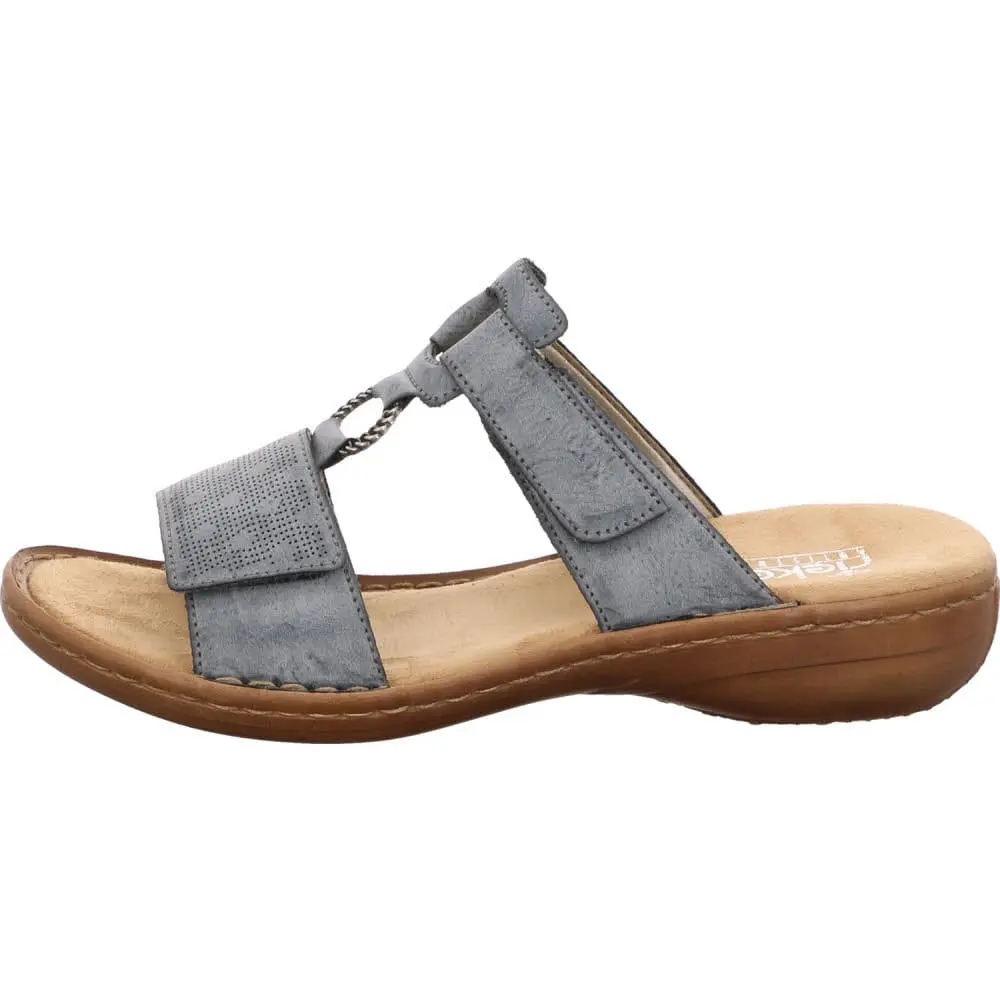 Rieker Pantolette In Blau 12 Rieker Pantolette In Blau – Bild 10