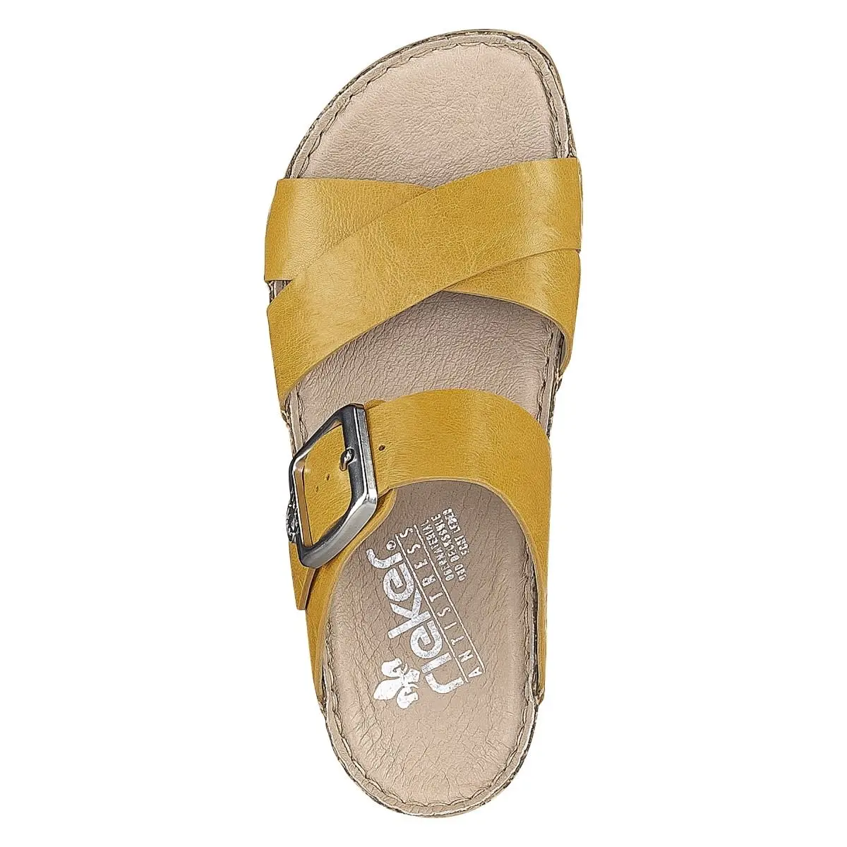 Rieker Pantolette L78W6 In Gelb 4 Rieker Pantolette L78W6 In Gelb – Bild 2