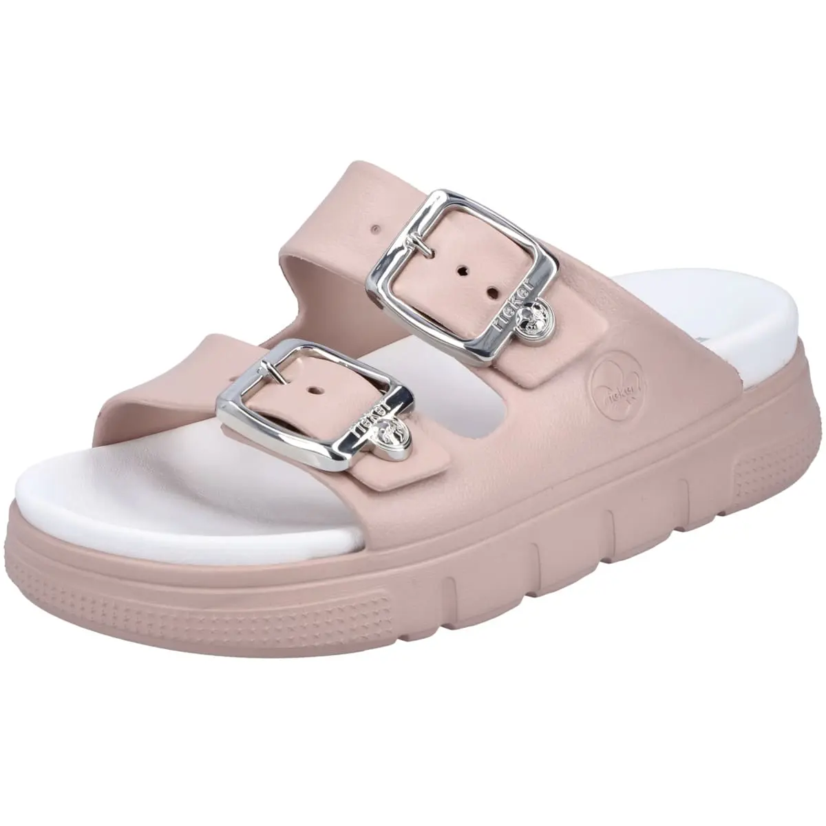 Rieker Pantolette P2180 In Rosa 6 Rieker Pantolette P2180 In Rosa – Bild 4