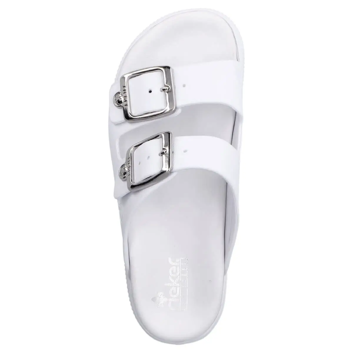 Rieker Pantolette P2180 In Weiss 4 Rieker Pantolette P2180 In Weiss – Bild 2