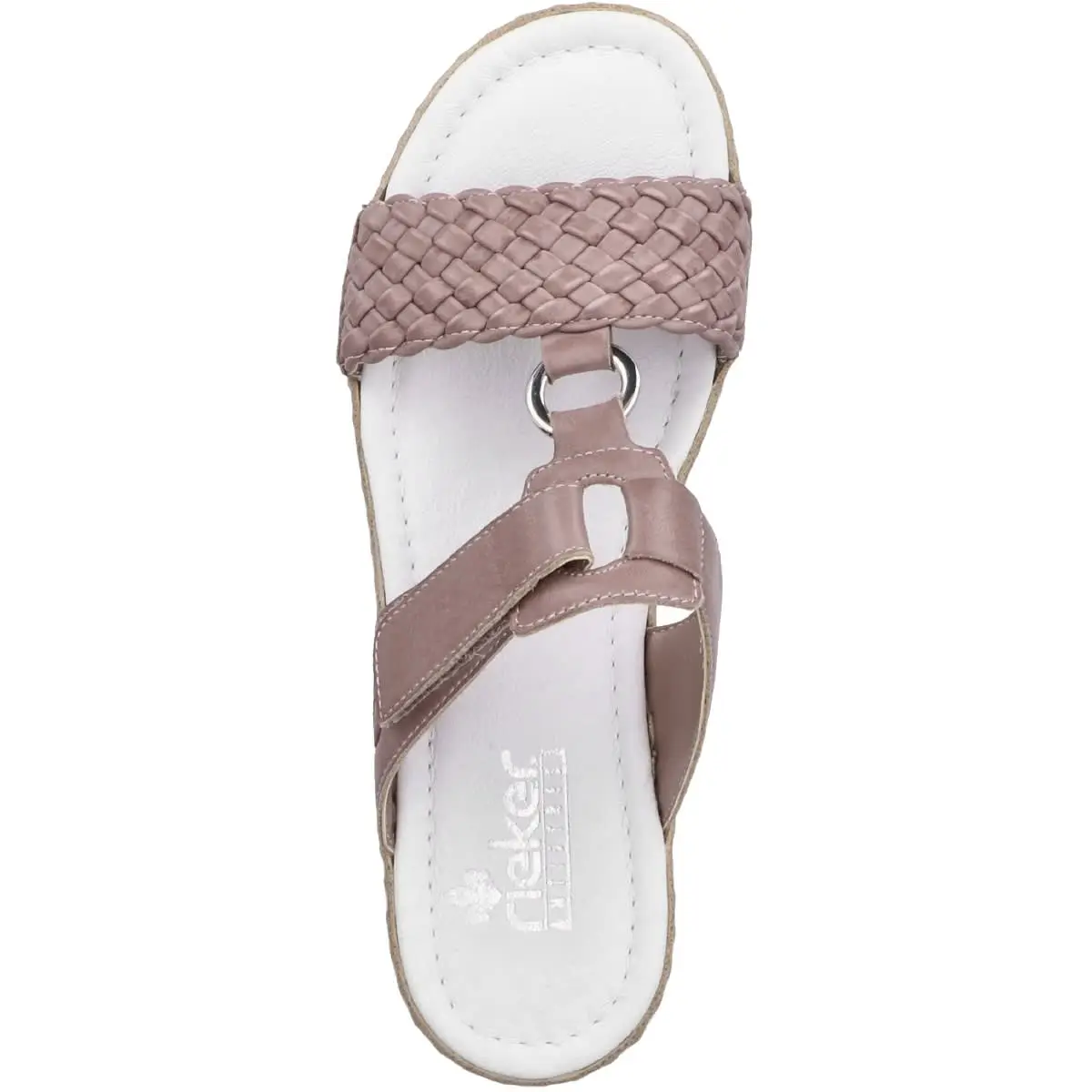 Rieker Pantolette V0238 In Rosa 4 Rieker Pantolette V0238 In Rosa – Bild 2