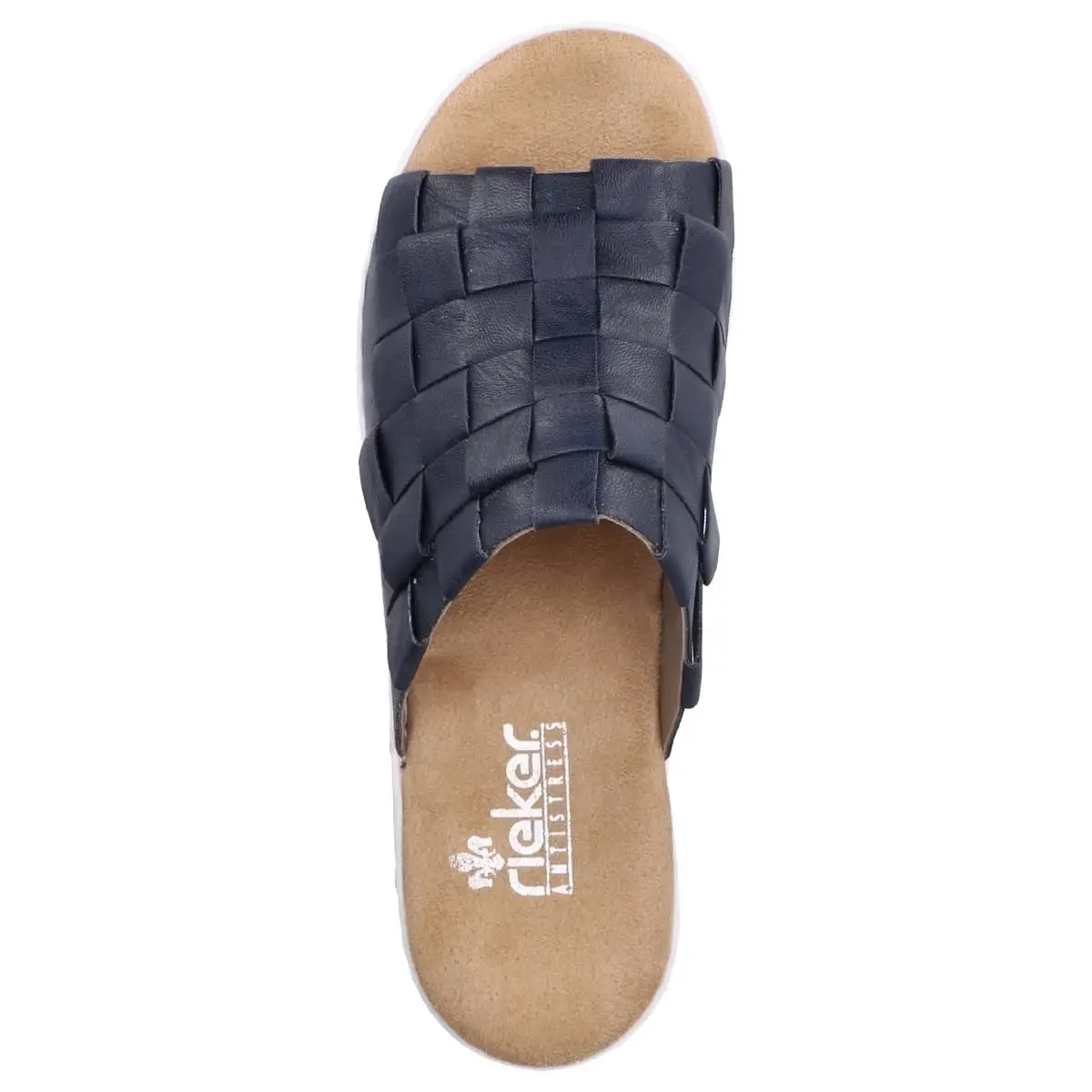 Rieker Pantolette V0288 In Blau 4 Rieker Pantolette V0288 In Blau – Bild 2