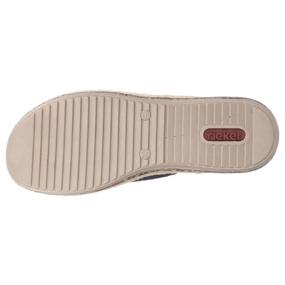 Rieker Pantolette V0993 In Blau 7 Rieker Pantolette V0993 In Blau – Bild 5