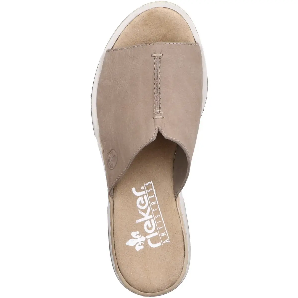 Rieker Pantolette V16M9 In Beige 4 Rieker Pantolette V16M9 In Beige – Bild 2