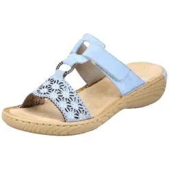 Rieker Pantolette V2771 In Blau 10 Rieker Pantolette V2771 In Blau -Rieker rieker pantolette v2771 in blau 3