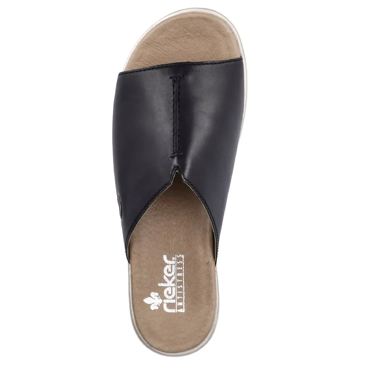 Rieker Pantolette V5054 In Schwarz 4 Rieker Pantolette V5054 In Schwarz – Bild 2