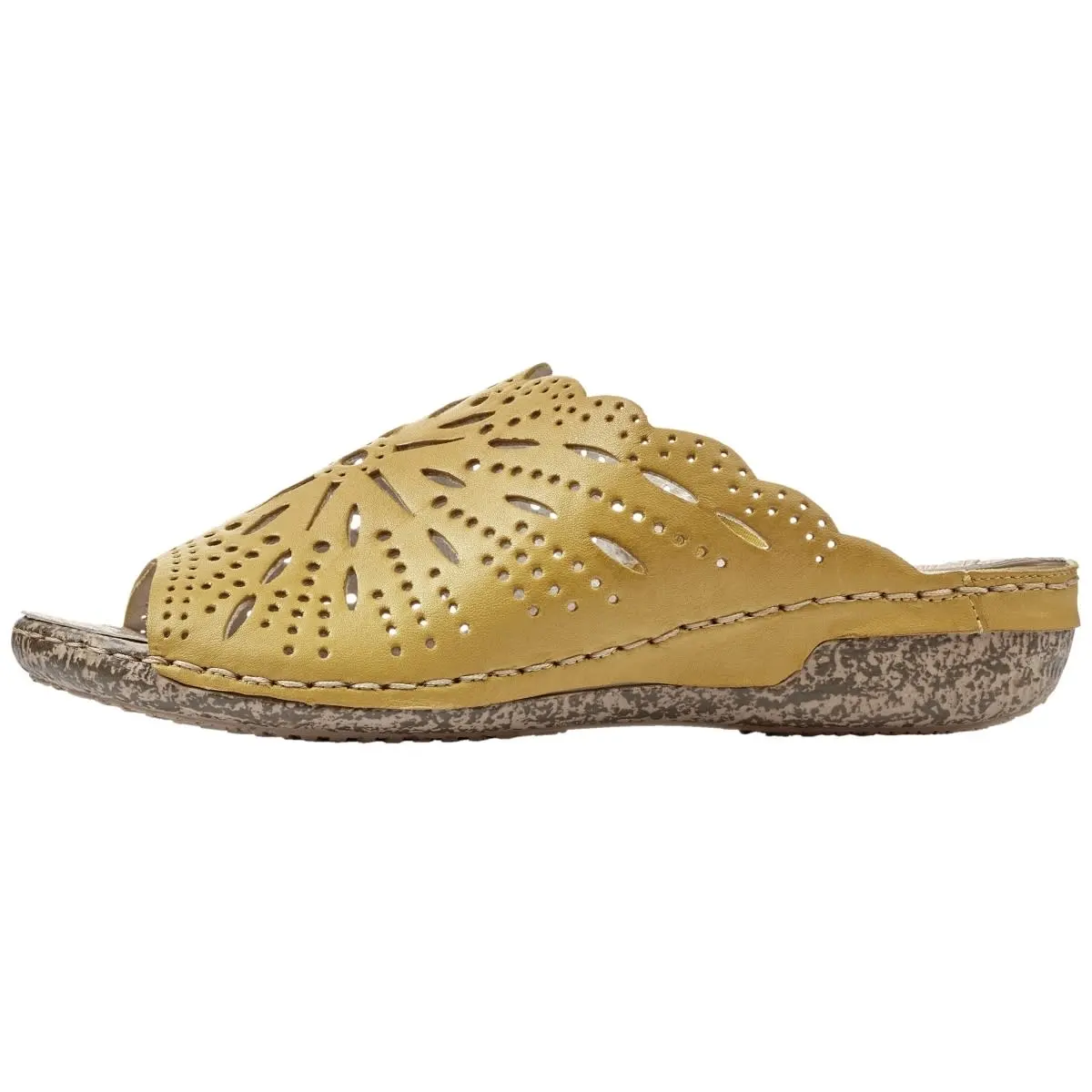 Rieker Pantolette V7290 In Gelb 3 Rieker Pantolette V7290 In Gelb