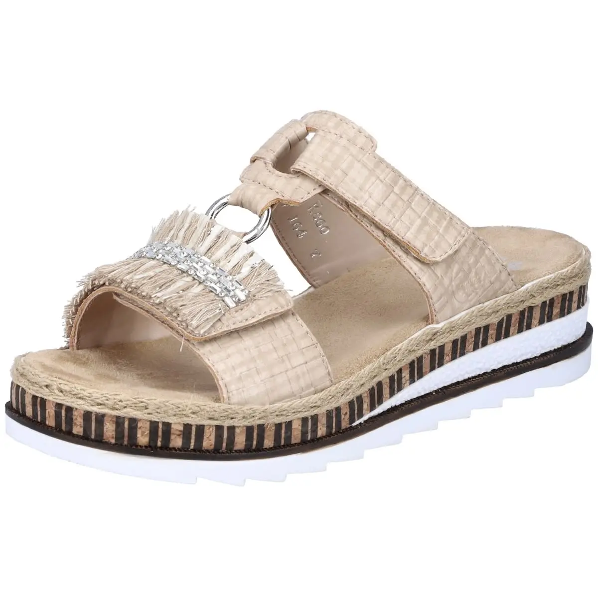 Rieker Pantolette V79K8 In Beige 5 Rieker Pantolette V79K8 In Beige – Bild 4